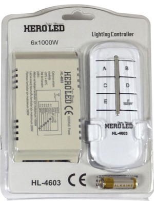 PremiumPort Uzaktan Elektrik Kontrol ve Avize Kumandası 6'lı Sistem, Kolay Kullanım