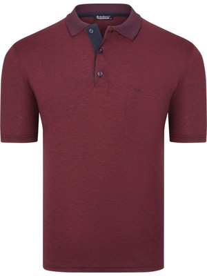 T0092 Dewberry Erkek T-Shırt-Bordo