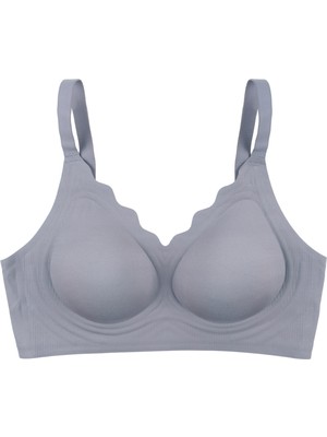 Koza İç Giyim Kadın Balensiz Lazer Dikişsiz Görünmez Çıkarılabilir Pedli Sütyen