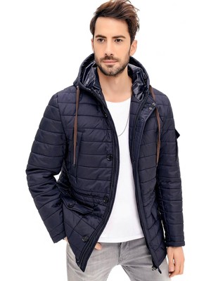 K8638  Dewberry Erkek  Kaban-Lacivert-1