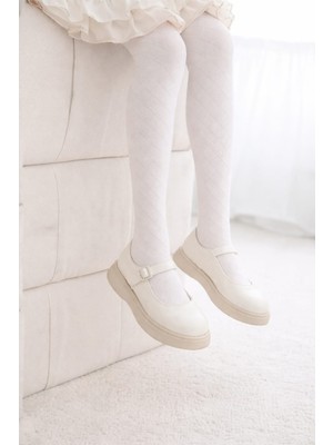 Gigi Giyim Geometrik Desenli Kız Çocuk Külotlu Çorap