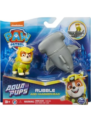 Paw Patrol Aqua Pups Rubble ve Hammerhead 20140372