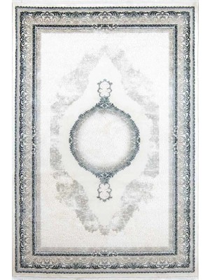 Hoom Rugs Akik 8621 Mavi Modern Makine Halısı