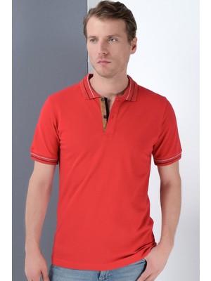 T9567 Dewberry Erkek T-Shırt-Bordo