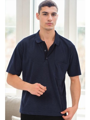 T0094 Dewberry Erkek T-Shırt-Lacivert