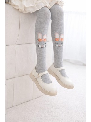 Gigi Giyim Tavşan Kulaklı Kız Çocuk Külotlu Çorap