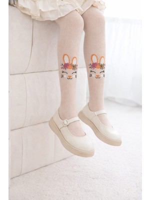 Gigi Giyim Tavşan Kulaklı Kız Çocuk Külotlu Çorap