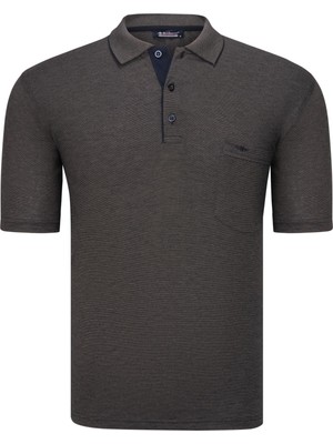 T0092 Dewberry Erkek T-Shırt-Vizon