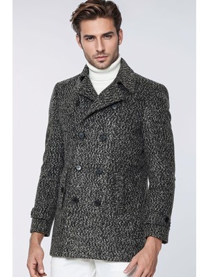 PLT9329 Dewberry Palto-Desenli Gri