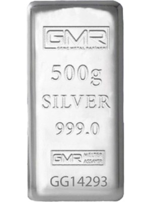 Gmr 500 Gram Gümüş Külçe