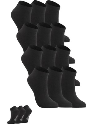 Slazenger Jaıme 12 Li Set Kadın  Siyah Çorap