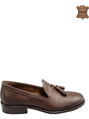 7AdımdaAşk Erkek Klasik Hakiki Deri Ayakkabı 002Y24E4075