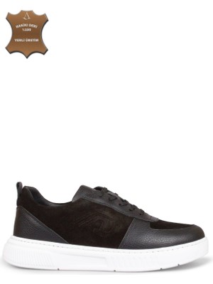 7AdımdaAşk Erkek Sneaker Hakiki Deri Ayakkabı 082Y24E40726