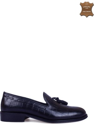 7AdımdaAşk Erkek Klasik Hakiki Deri Ayakkabı 002Y24E4075