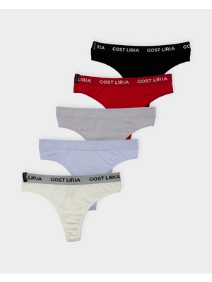 GOST LİRİA Daily Five String Külot 5 Li Paket - Çok Renkli