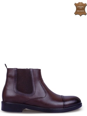 7AdımdaAşk Erkek Klasik Bot Hakiki Deri Ayakkabı - 116Y25E5003