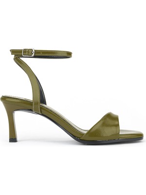 Ziya, Kadın Topuklu Sandalet 161996Z6092 Yeşil