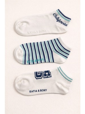 Çocuk 3'lü California Step Çorap