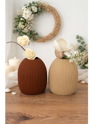 Labinbambu 2’li Mini Vazo & Dekoratif Mini Vazo