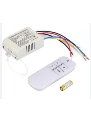 PremiumPort 220V 3 Kanallı Avize Kumandası - Pratik ve Kullanışlı Aydınlatma Kontrolü