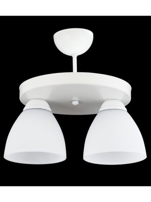 PremiumPort Modern Yuvarlak Beyaz Spor Avize, Şık ve Zarif Tasarım