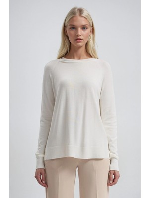 Lijuri Bisiklet Yaka Ince Triko Bluz 1398