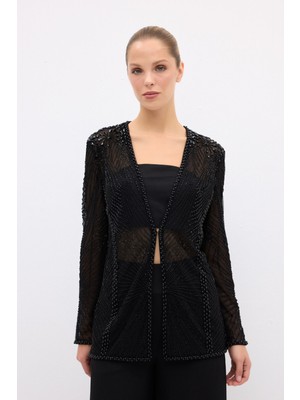 adL Işleme Ceket Siyah 119L9325000