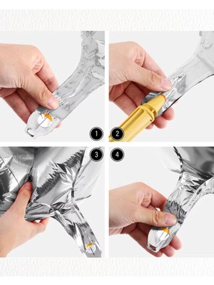 Yıldız Folyo Balon 1 Adet Sarı Renk 45CM (18'') Balon Helyum Uyumlu Doğum Günü-Özel Gün Balonu