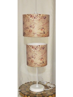 PremiumPort Renkli Pvc Avize ve Abajur Seti, Genç ve Çocuk Odası Dekorasyonu