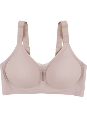 Koza İç Giyim Kadın Büyük Beden (Battal) Fitilli Dikişsiz Tül Detaylı Lazer Sütyen