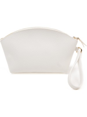 Yul Atelier Premium Metal Fermuarlı Makyaj Çantası Kalın Kırışmaz Suni Deri Organizer