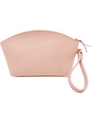 Yul Atelier Premium Metal Fermuarlı Makyaj Çantası Kalın Kırışmaz Suni Deri Organizer