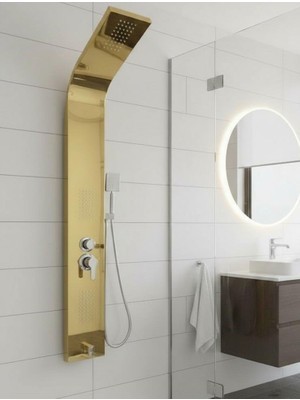 Piero Kuğu Gold Duş Paneli, Dikey Duş Sistemi