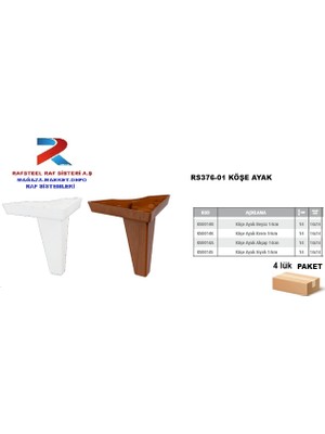 Mobilya Koltuk Köşe Takımı Rafsteel Köşe Beyaz Ayak