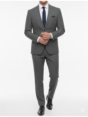 Klasik Kesim Rahat Kalıp Erkek Takım Elbise