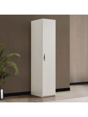 Setay Blesk Gardırop, More Tek Kapaklı Raflı Dolap