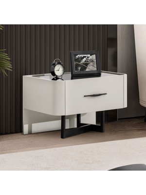 Setay Blesk Komodin, More Tek Çekmeceli Komodin