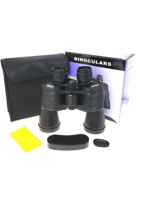 Karahanbey 100X100 Kauçuk Kaplamalı Mavı Cam Mercekli Dürbün 56M/1000M Kod 90 - Lisinya