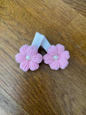 EGOMİ Papatya Örgü Klips Toka