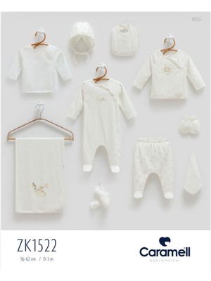 Caramell My Baby Kumsal % 100 Coton 10 Lu Hastane Çıkışı Yeni Sezon Jakarlı 1522