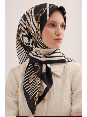 Aker Tivil Ipek Eşarp Siyah 8992-911