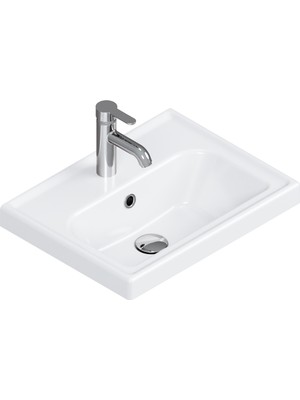 Turkuaz Seramik Turkuaz Frame Lavabo 50X38 Cm. Beyaz