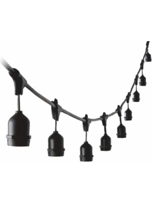 PremiumPort Mykonos Sarkıt Dış Mekan Bahçe Aydınlatma 10M E27 Duylu, Şık ve Dayanıklı