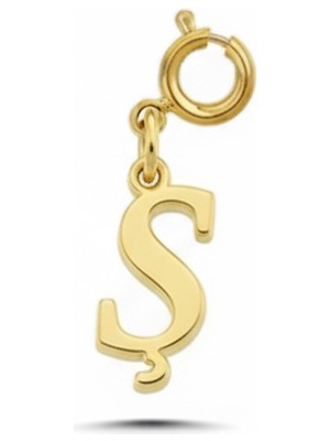 Silveranka 925 Ayar Gümüş Ş Harfi Kolye Ucu - Charm