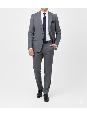 Klasik Kesim Rahat Kalıp Erkek Takım Elbise
