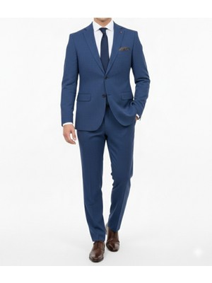 Klasik Kesim Rahat Kalıp Erkek Takım Elbise