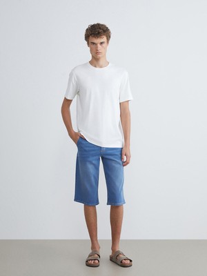 Lc Waikiki Yeni Sezon Standart Kalıp Erkek Jean Şort