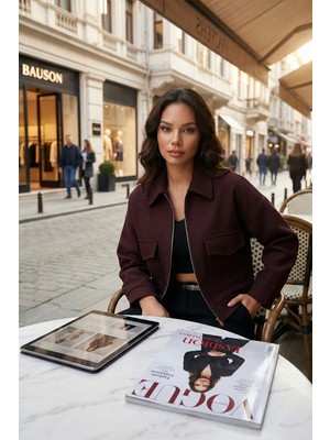 Lela Regular Fit Klasik Yaka Astarlı Cep Detaylı Ceket Bayan Ceket 6927670