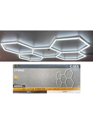 PremiumPort Yüksek Güçlü LED Lineer Armatür 240W 6400K, Modern ve Şık Aydınlatma