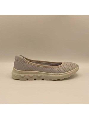 Ametist Adela Mavi Deri Günlük Kadın Ayakkabı